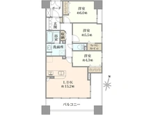 【神奈川県/平塚市紅谷町】リーデンスタワー湘南平塚 間取り図