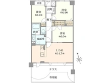 【神奈川県/茅ヶ崎市中海岸】プランヴェール茅ヶ崎中海岸 間取り図
