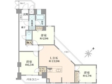 【神奈川県/藤沢市辻堂新町】クリオ辻堂壱番館 間取り図