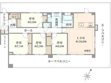 【神奈川県/藤沢市本鵠沼】びゅうパルク湘南本鵠沼  間取り図