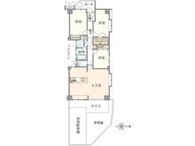 【神奈川県/茅ヶ崎市東海岸南】ライツ茅ヶ崎東海岸 間取り図