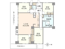 【神奈川県/茅ヶ崎市本村】ライオンズマンション茅ケ崎中央公園 間取り図