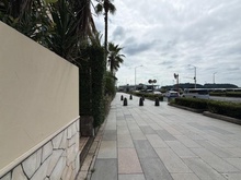 【神奈川県/藤沢市片瀬海岸】グランシティ湘南海岸マリナージュスクエア 前面道路