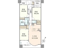 【神奈川県/茅ヶ崎市緑が浜】ランドステージ茅ヶ崎オーシャンビュー 間取り図