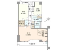 【神奈川県/藤沢市片瀬海岸】シーサイドコート片瀬海岸 間取り図