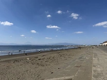 【神奈川県/藤沢市片瀬海岸】湘南江ノ島パーク・ホームズシーサイドレジデンス  東浜海水浴場（現地より約230m）