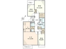 【東京都/新宿区中落合】メゾンセゾン落合 間取り図