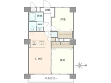 【東京都/杉並区方南】日商岩井方南町マンション 間取り図