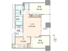 【東京都/新宿区西新宿】シティタワー新宿新都心 間取り図