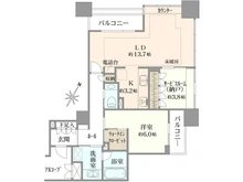 【東京都/江東区有明】オリゾンマーレ 間取り図