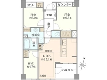 【東京都/中野区東中野】クレッセント東中野レジデンス 間取り図