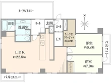 【東京都/渋谷区代々木】朝日プラザ代々木山手 間取り図