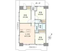 【東京都/板橋区宮本町】朝日シティパリオ板橋本町 間取り図