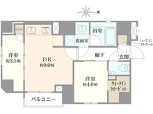【東京都/新宿区新宿】ピアース新宿三丁目 間取り図