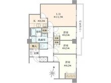 【東京都/大田区石川町】パークハイム石川台 間取り図