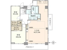 【東京都/新宿区西新宿】ハイネスロフティ 間取り図
