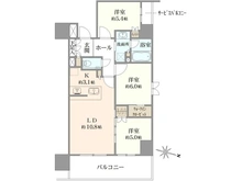 【東京都/新宿区若松町】ジオ新宿若松町 間取り図