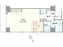 【神奈川県/横浜市中区山下町】アルカンシエル横浜山下公園 間取り図