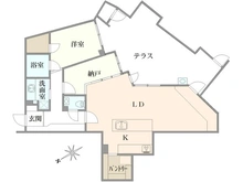 【東京都/渋谷区初台】ライオンズプラザ初台グランフォート 間取り図