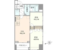 【東京都/新宿区新宿】パレステュディオ新宿御苑駅前 間取り図