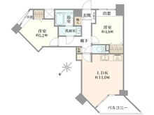【東京都/渋谷区幡ヶ谷】ライオンズガーデン幡ヶ谷 間取り図