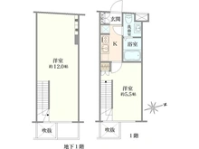 【東京都/新宿区北新宿】プレール・ドゥーク北新宿III 間取り図