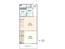 【東京都/新宿区西新宿】ハイネスロフティ 間取り図