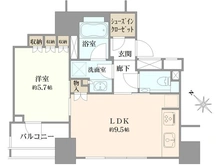 【東京都/渋谷区千駄ヶ谷】ザ・パークハウス新宿御苑西 間取り図