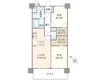 【東京都/渋谷区幡ヶ谷】ライオンズシティ幡ヶ谷弐番館 間取り図