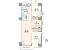 【東京都/渋谷区千駄ヶ谷】北参道ダイヤモンドパレス 間取り図