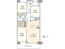 【東京都/練馬区高野台】ブロッサムコートむさし野ビューウイング 間取り図