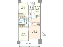【東京都/台東区入谷】グランドパーク入谷クレアーレ 間取り図