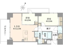 【東京都/豊島区駒込】リビオレゾン駒込六義園イースト 間取り図