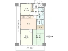 【東京都/新宿区西新宿】ハイネスロフティ 間取り図