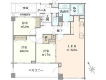【東京都/渋谷区初台】パークグランディ代々木 サウスレジデンス棟 間取り図