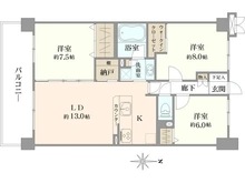 【東京都/江東区東砂】ザ・ウインベル仙台堀公園サニーウィング 間取り図