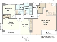 【東京都/渋谷区笹塚】ガーデンホーム笹塚 間取り図