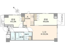 【東京都/港区六本木】オープンレジデンシア六本木美術館前 間取り図