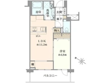 【東京都/世田谷区上北沢】日神デュオステージ上北沢 間取り図