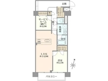 【東京都/渋谷区幡ヶ谷】ライオンズマンション幡ヶ谷 間取り図