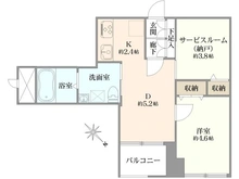 【東京都/渋谷区本町】豊栄新都心マンション 間取り図