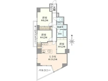 【東京都/渋谷区代々木】代々木パークガーデン 間取り図