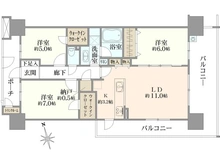 【東京都/葛飾区南水元】ミディオンセンターレジデンス 間取り図