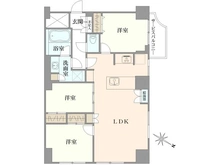 【東京都/渋谷区笹塚】パールハイツ笹塚 間取り図
