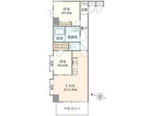 【東京都/渋谷区幡ヶ谷】ライオンズマンション幡ヶ谷 間取り図