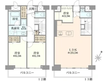 【東京都/新宿区西新宿】アルテール新宿 間取り図