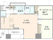 【東京都/新宿区西新宿】シティタワー新宿新都心 間取り図