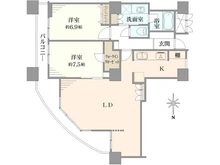 【東京都/新宿区百人町】西戸山タワーホウムズノースタワー 間取り図