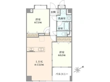 【東京都/渋谷区初台】マートルコート代々木公園 間取り図