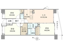 【東京都/葛飾区青戸】クレストフォルム青砥グランデッツア  間取り図